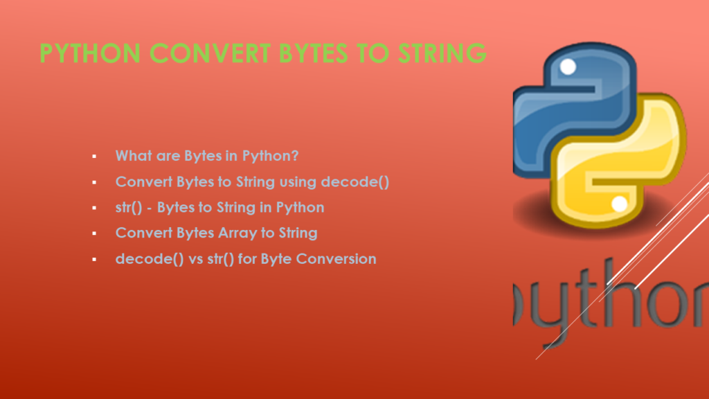 Python Convert Bytes To String - Spark By {Examples}