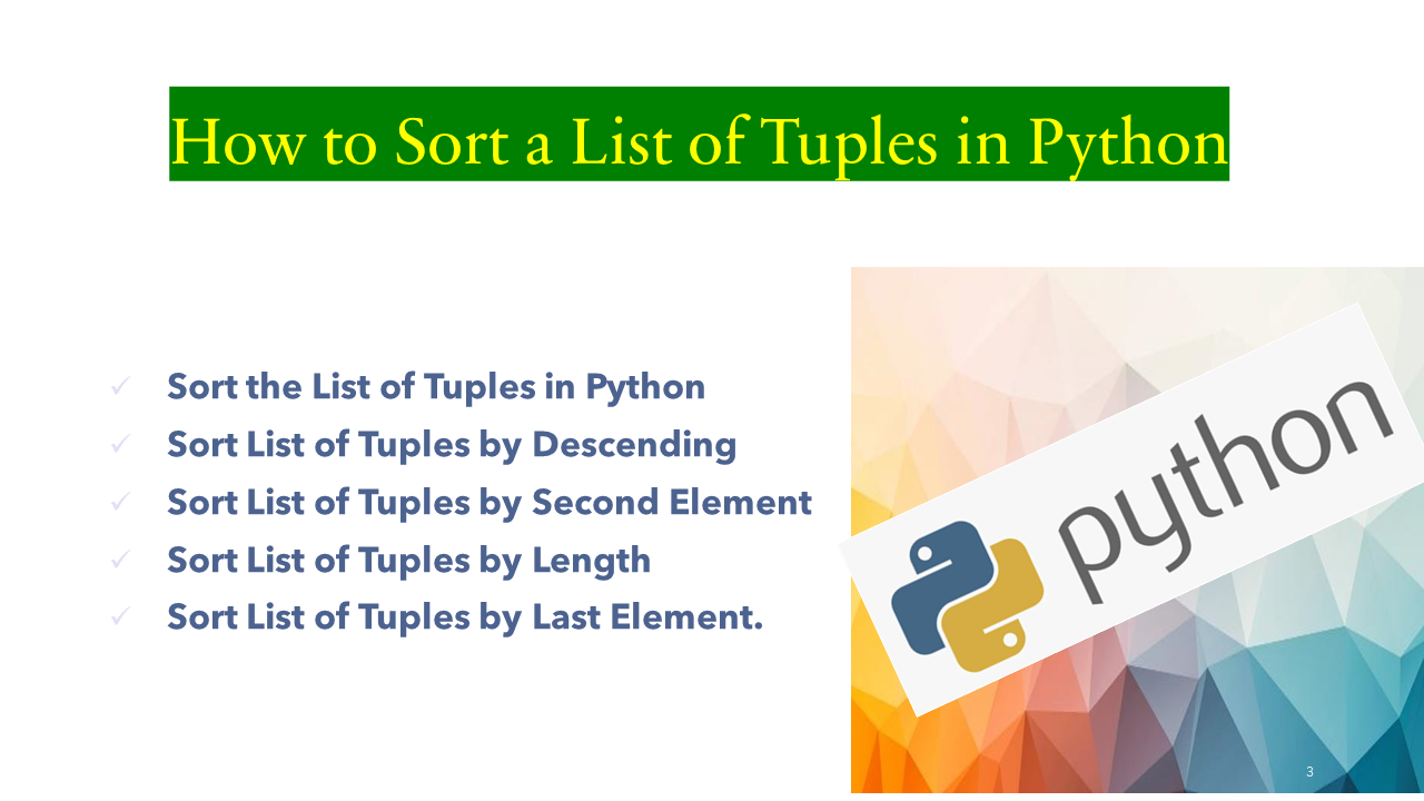 How To Sort List Of Tuples In Python - Spark By {Examples}