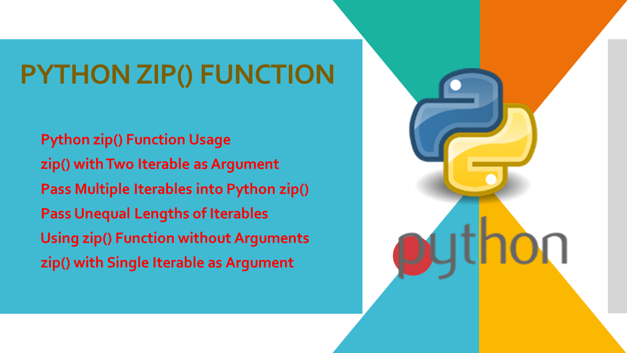 Read more about the article Python zip() Function