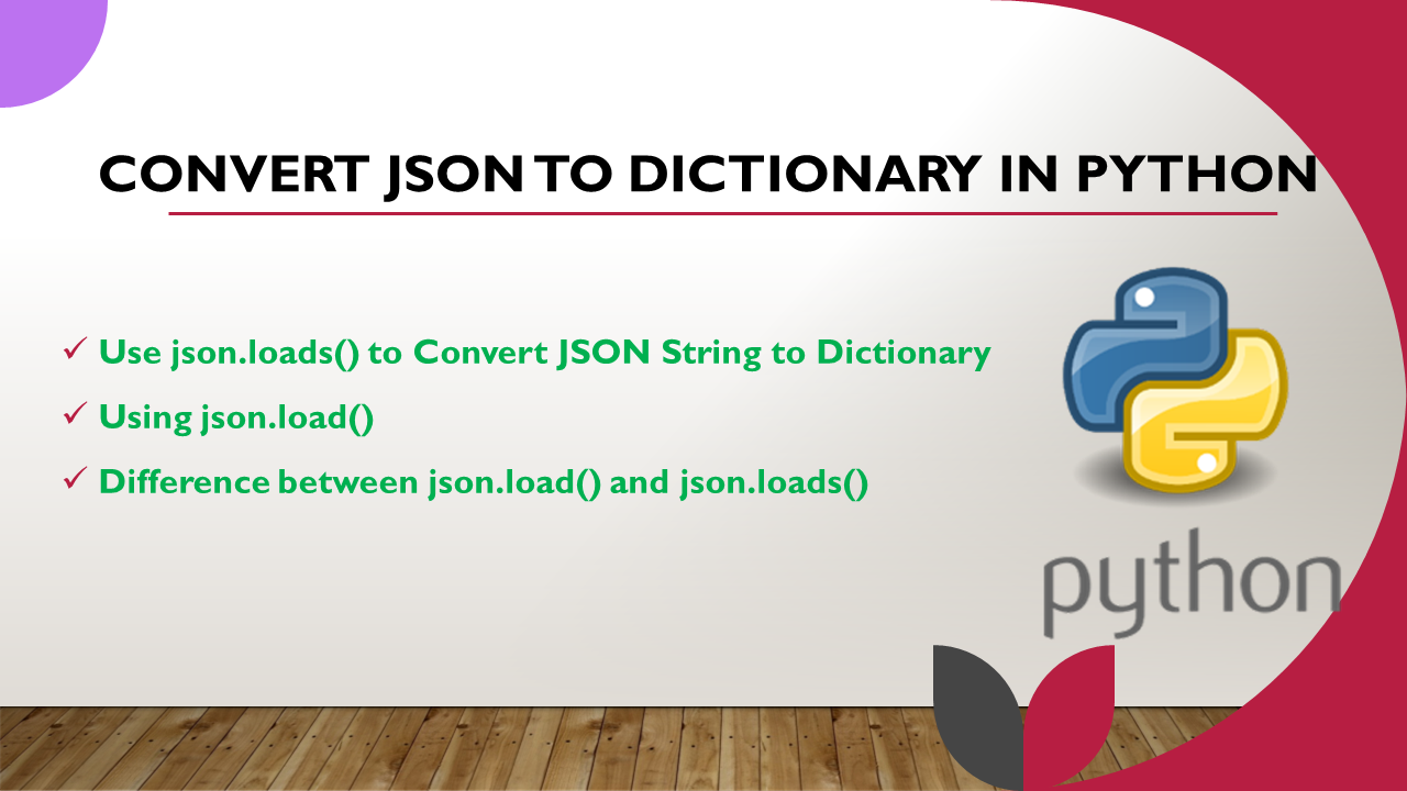 Read more about the article Convert JSON to Dictionary in Python