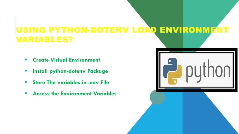 Using Python Dotenv Load Environment Variables Spark By Examples