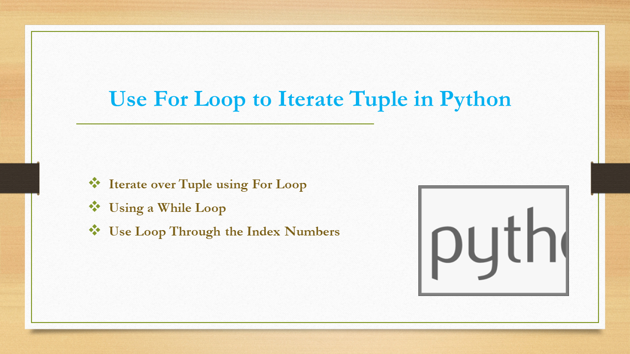 Use For Loop to Iterate Tuple in Python - Spark By {Examples}