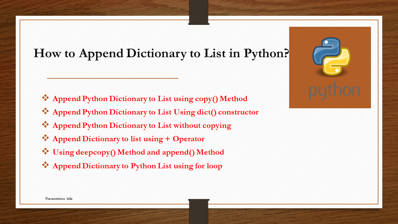 Read more about the article How to Append Dictionary to List in Python?