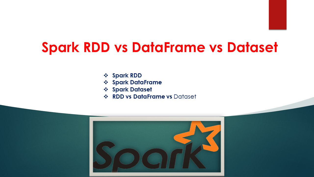 Spark RDD Vs DataFrame Vs Datasets 