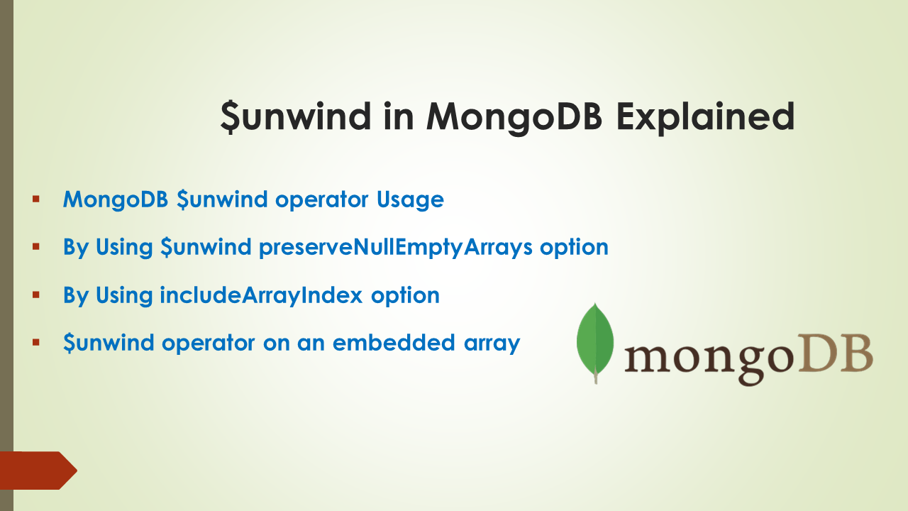 You are currently viewing $unwind in MongoDB Explained