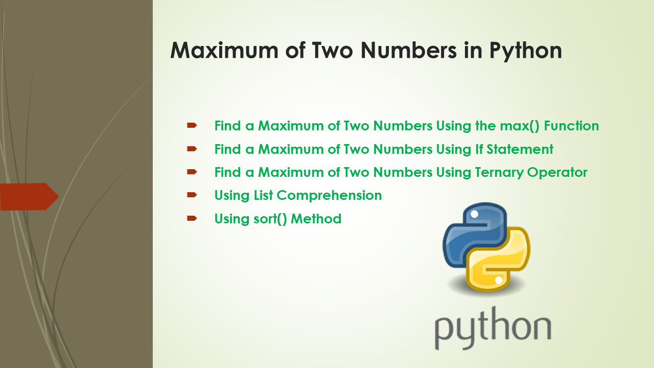 Maximum Of Two Numbers In Python Spark By Examples