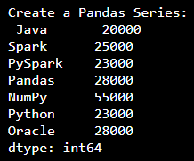 pandas series remove