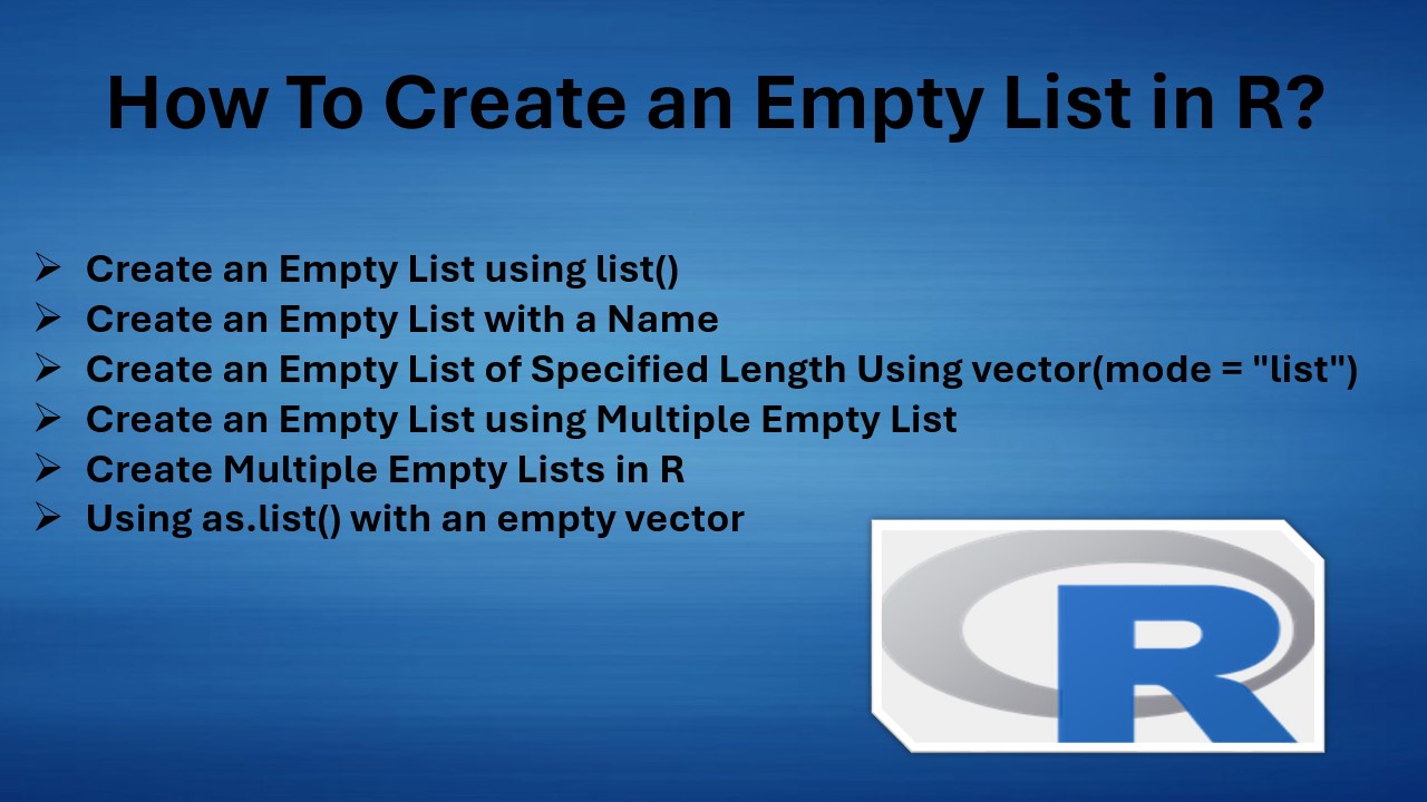 Angular Material Table Fixing Empty List After Adding Record Issue - How To Create an Empty List in R? - Spark By {Examples}