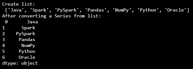 pandas series convert list